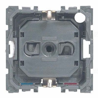 Legrand Céliane 2P+F földelt csatlakozóaljzat gyermekvédelemmel, csavaros 067161