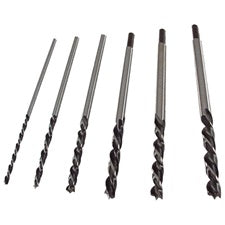 Extol fafúró klt., műanyag tartóban; 6db, 300mm×6-8-10-12-13-14mm