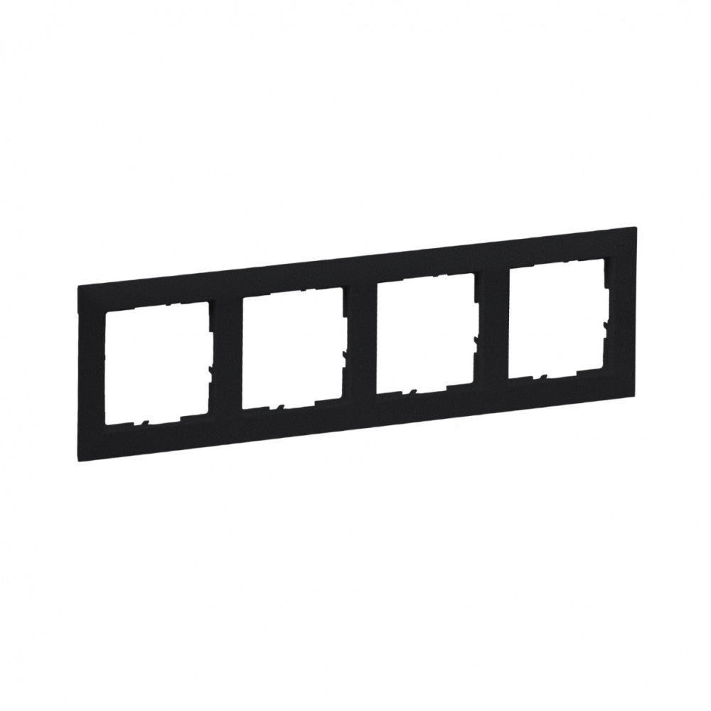 LEGRAND Suno fekete keret 4-es 721524