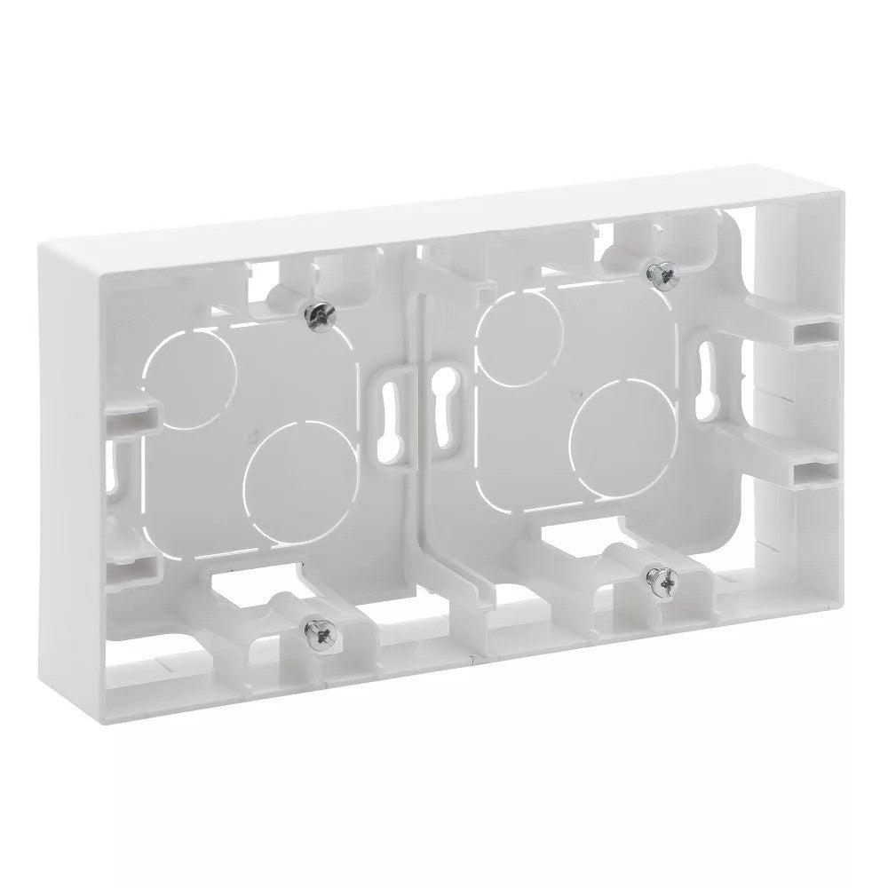 LEGRAND Niloé Step fehér kiemelődoboz, kettős 863198