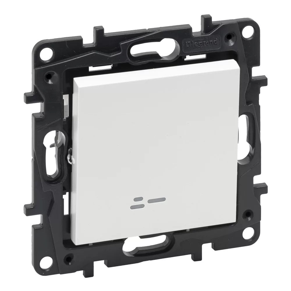 LEGRAND Niloé Step alumínium 106 JF váltókapcsoló jelzőfénnyel, 10AX 863316