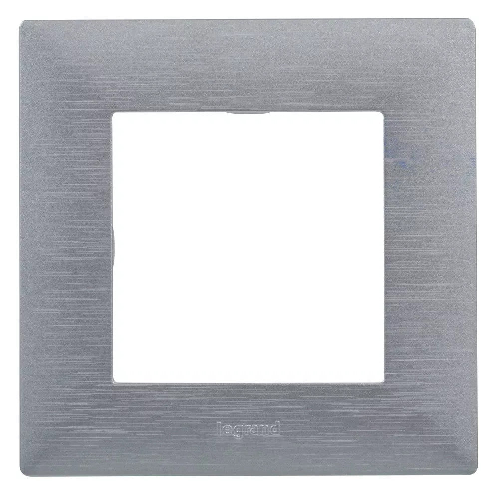 LEGRAND Niloé Step csiszolt alumínium keret 1-es 863891