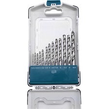 Extol fémcsigafúró klt., 13db, HSS 9341/M2, 1,5-6,5mm, acélra, normál befogás, polírozott