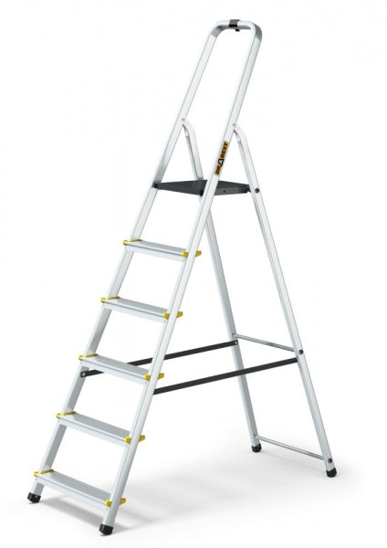 LÉTRA ALU professzionális háztartási 6 fokos