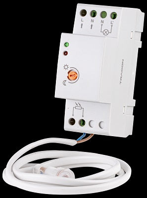Alkonyatkapcsoló 16A/230V, 50Hz, 2-100lux, IP20 ALK-BOX