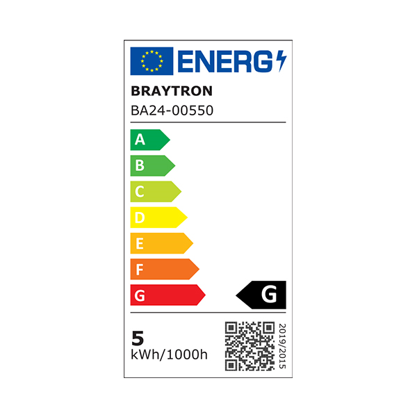 Braytron Led izzó Gu10 5W 2700K 230V