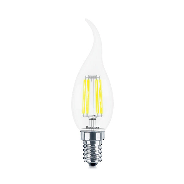 Braytron Led izzó Advence Gyertya forma E14 6W 3000K 230V