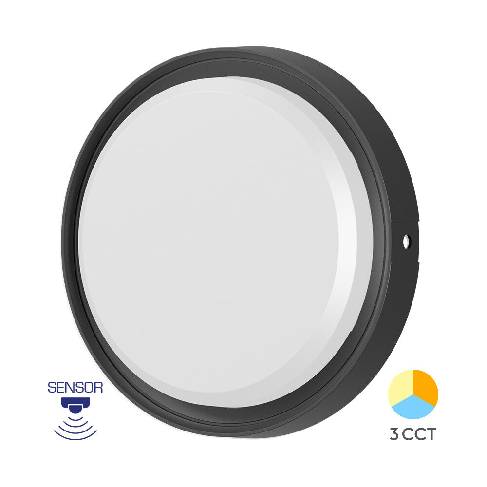 Braytron Led lámpatest 18W 3IN1 állítható színhőmérséklet mozgásérzékelővel 2020Lm IP65 220-240V BC18-30781