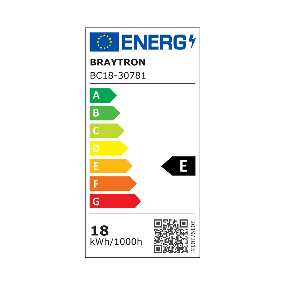 Braytron Led lámpatest 18W 3IN1 állítható színhőmérséklet mozgásérzékelővel 2020Lm IP65 220-240V BC18-30781