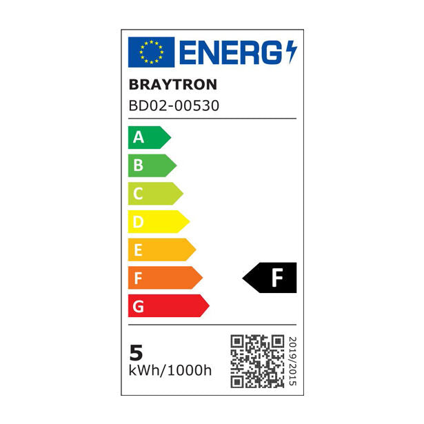 Braytron ledlámpa 5W Lm400 IP20 220-240V BD02-00530
