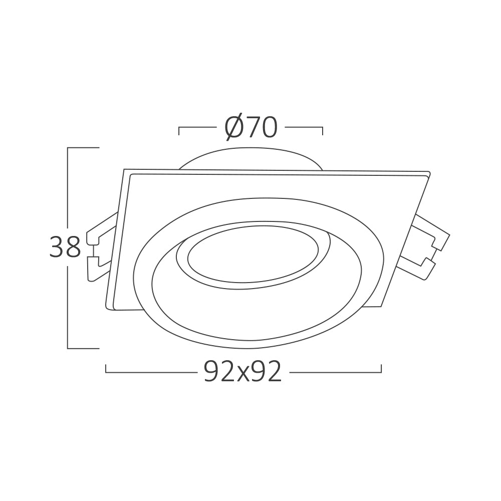 Braytron beltéri lámpa IP20 1*35W BH03-06052