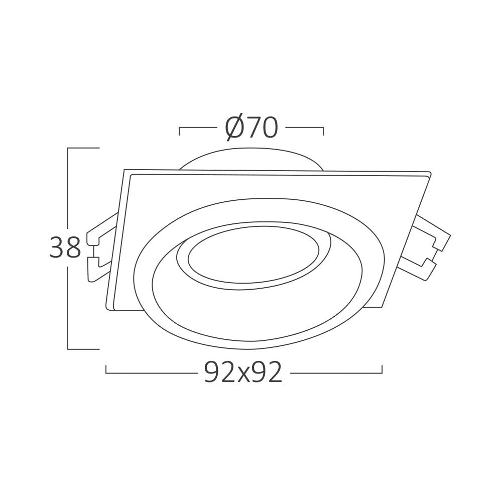 Braytron beltéri lámpa IP20 1*35W BH03-06053