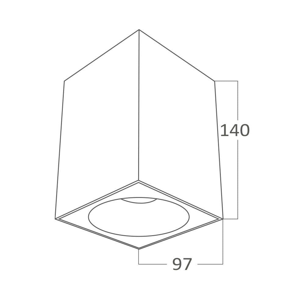 Braytron beltéri GU10 spotlámpa IP20 1*35W 220-240V BH04-00110