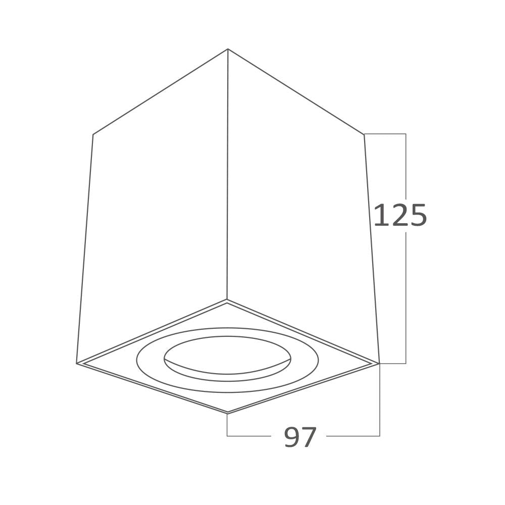 Braytron beltéri GU10 spotlámpa IP20 1*35W 220-240V BH04-00211