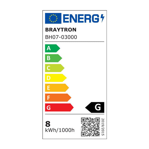 Braytron fali ledlámpa IP20 8W Lm520 220-240V BH07-03000