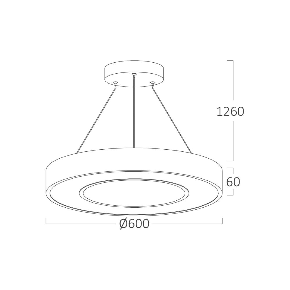Braytron dekoratív Led függeszték,csillár IP20 Lm4650 3IN1 45W 220-240V BH16-06287