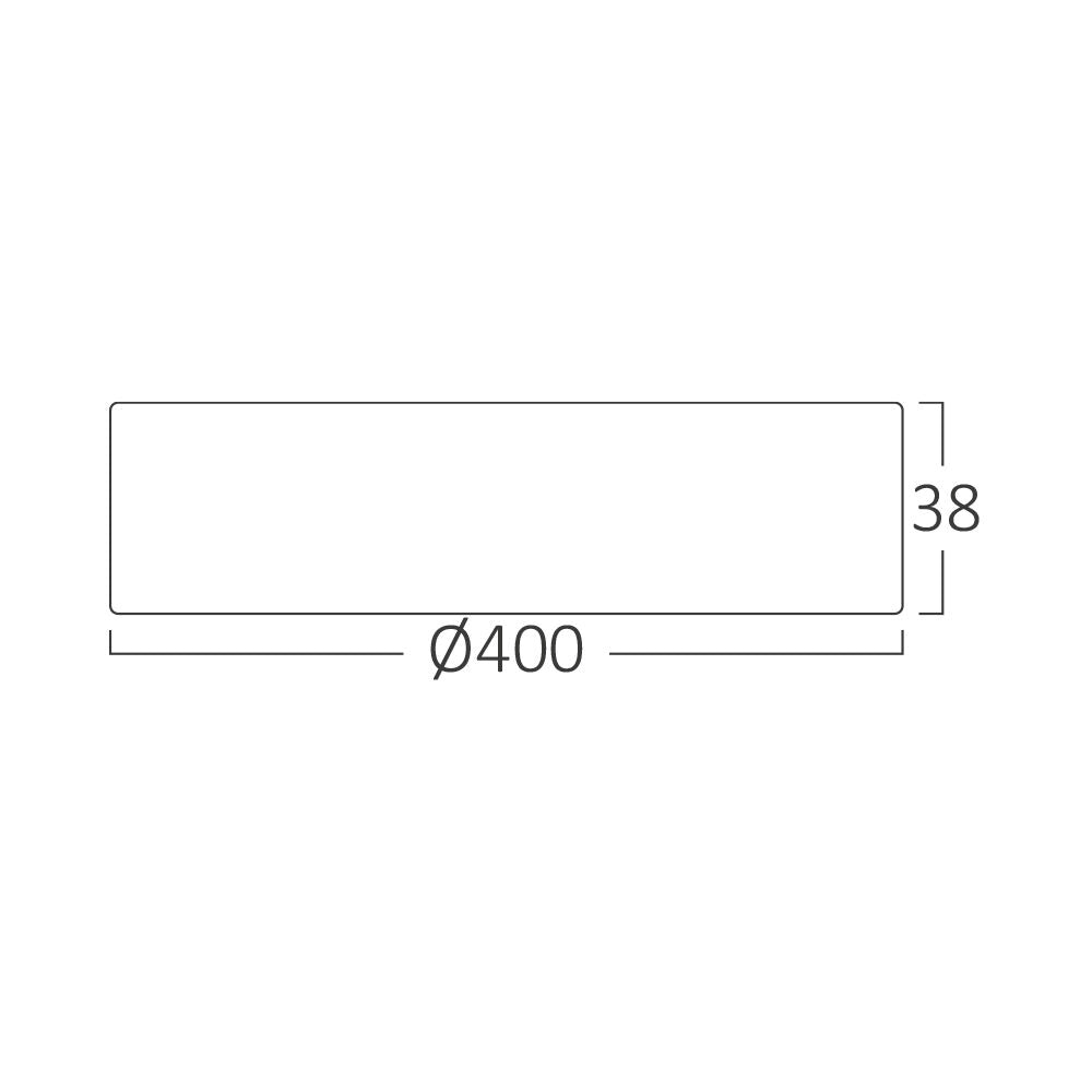 Braytron Led Lámpatest Falonkívüli Fehér 3000K 36W 2500Lm BP03-33600