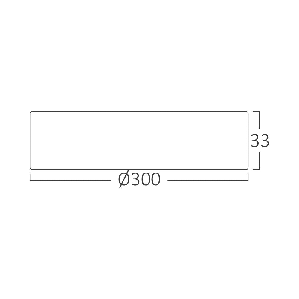 Braytron Led Lámpatest Falonkívüli Fehér 3000K 24W 2400Lm BP03-62400