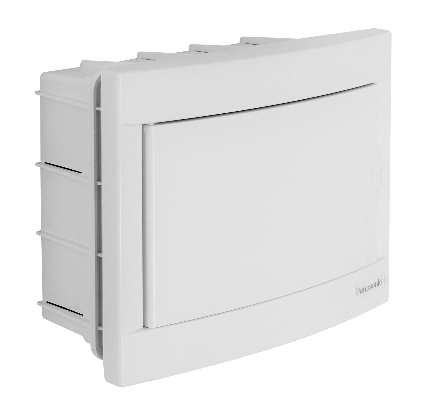 Panasonic Lakáselosztó müanyag Süllyesztett fehér teliajtóval szerelő és NPE sorkapoccsal IP20 8 modul