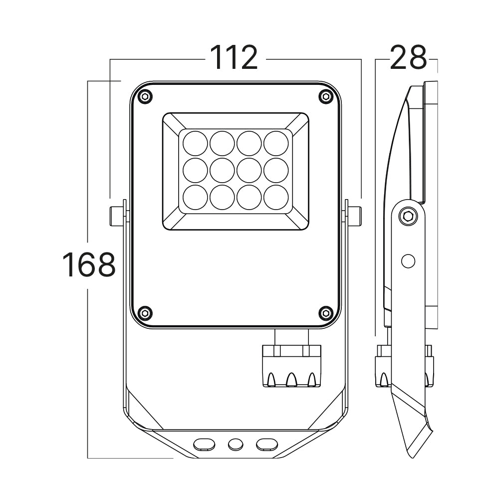 Braytron LED reflektor világítás 20w 2200Lm 3IN1 220-240v BT65-02082