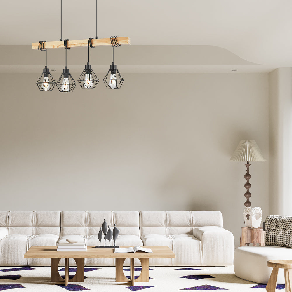 Braytron Mennyezeti lámpa fügeszték (csillár) 4xE27 Foglattal 230V