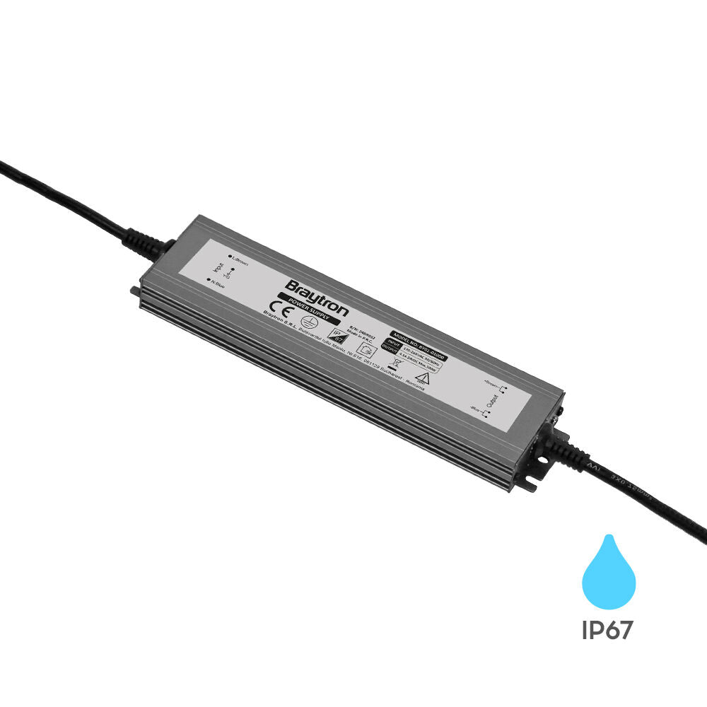 Braytron Led tápegység 24V DC 100W IP67*