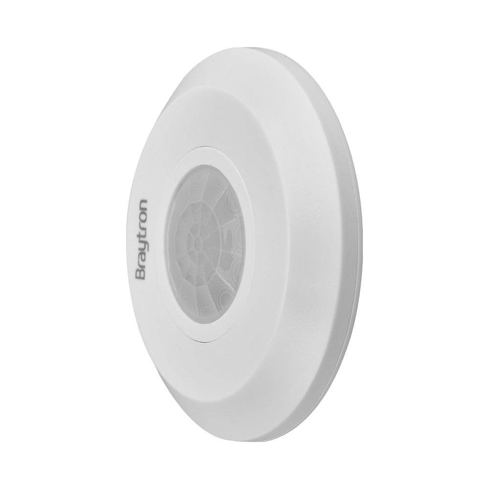 Braytron Mozgásérzékelő 360Fok Ip20 Max.800W Fehér Falonkívüli BY31-01010