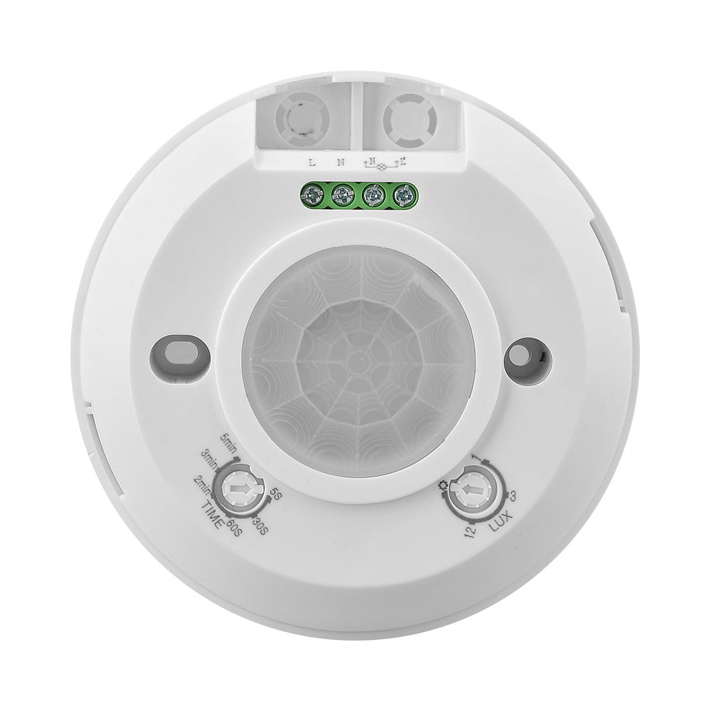 Braytron Mozgásérzékelő 360Fok Ip20 Max.800W Fehér Falonkívüli BY31-01010