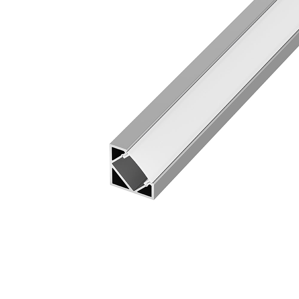 Led Profil opál fedéllel 2m/szál sarok