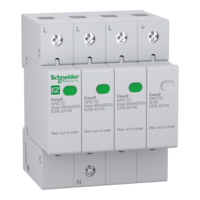 SCHNEIDER EASY9 PRO Túlfeszültség-korlátozó, T2, 45kA, 3P-N.