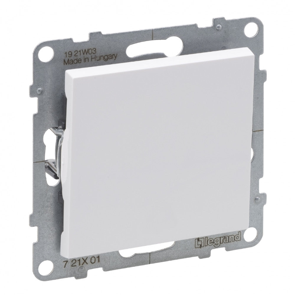 LEGRAND Suno fehér 101 egypólusú kapcsoló, keret nélkül 10AX 721101
