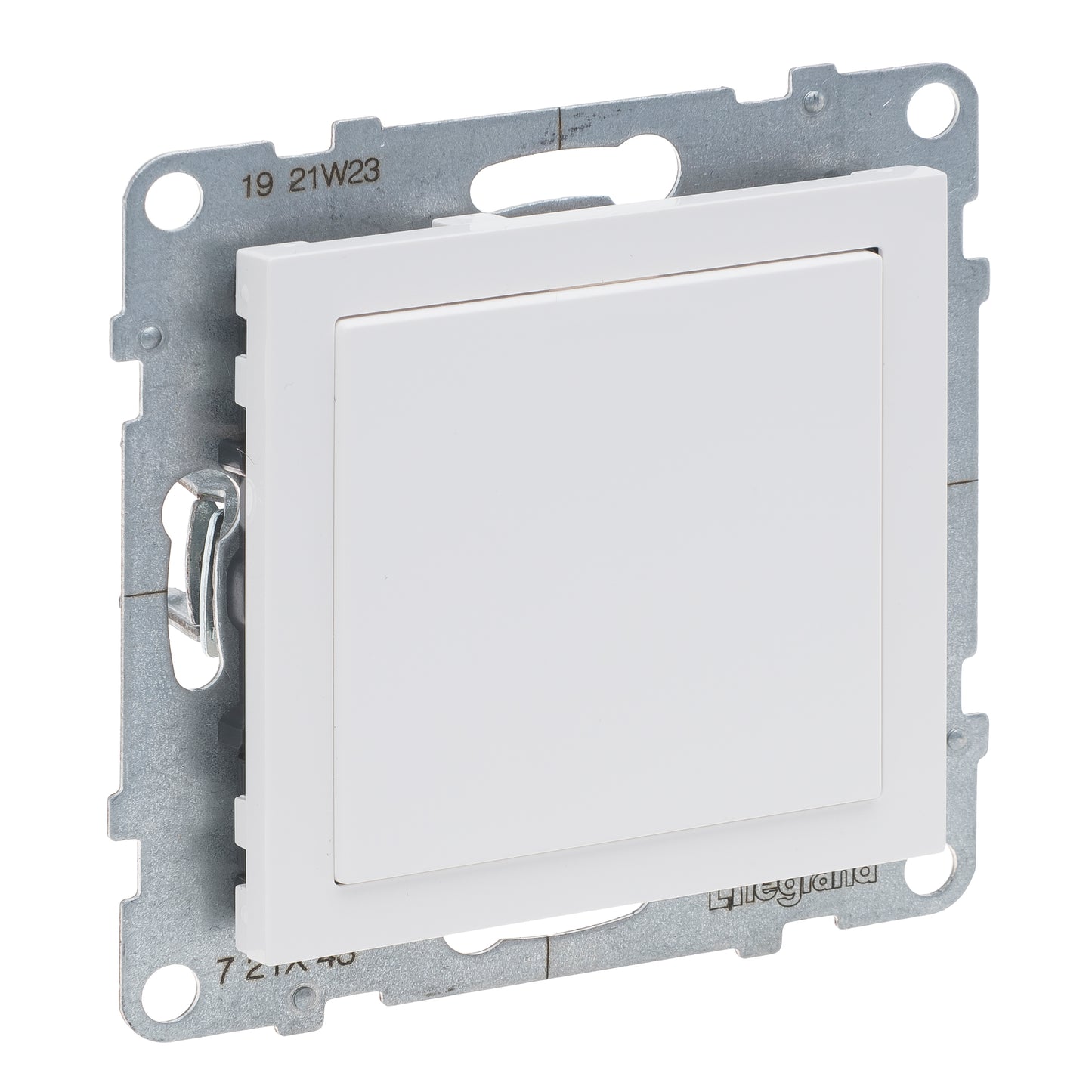 LEGRAND Suno fehér vakfedél Program Mosaic adapterrel, keret nélkül 721143