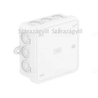 Obo kötődoboz Hófehér müanyag A6 80x43x34