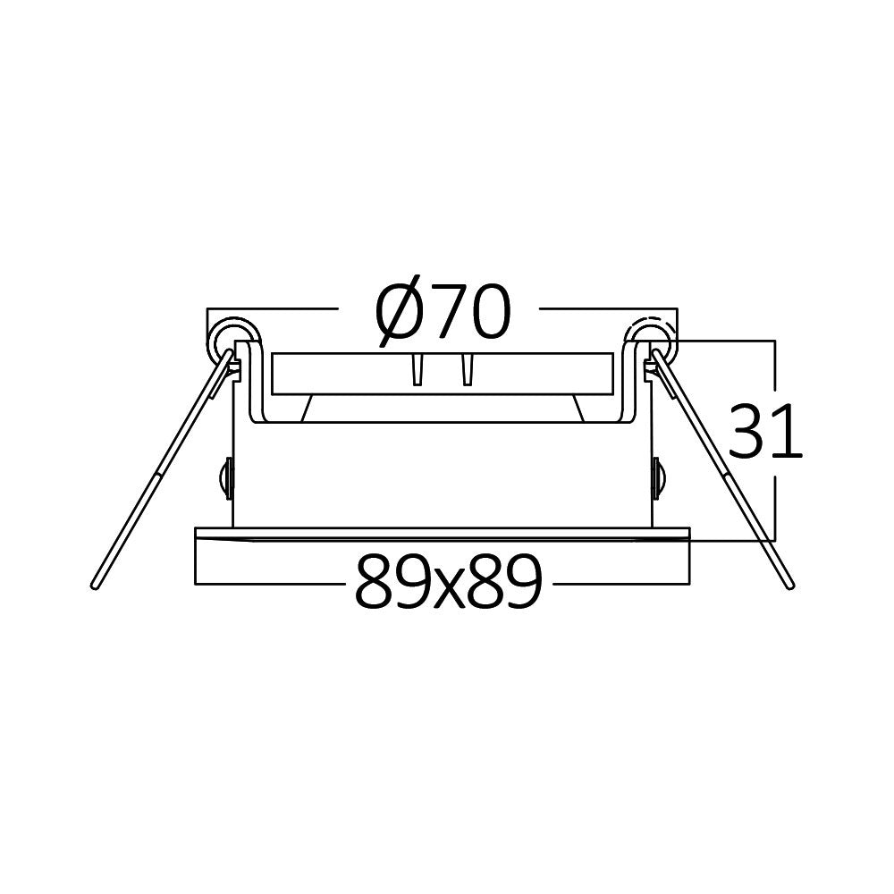 Braytron Spot lámpatest Fekete GU10-MR16 BH03-04041