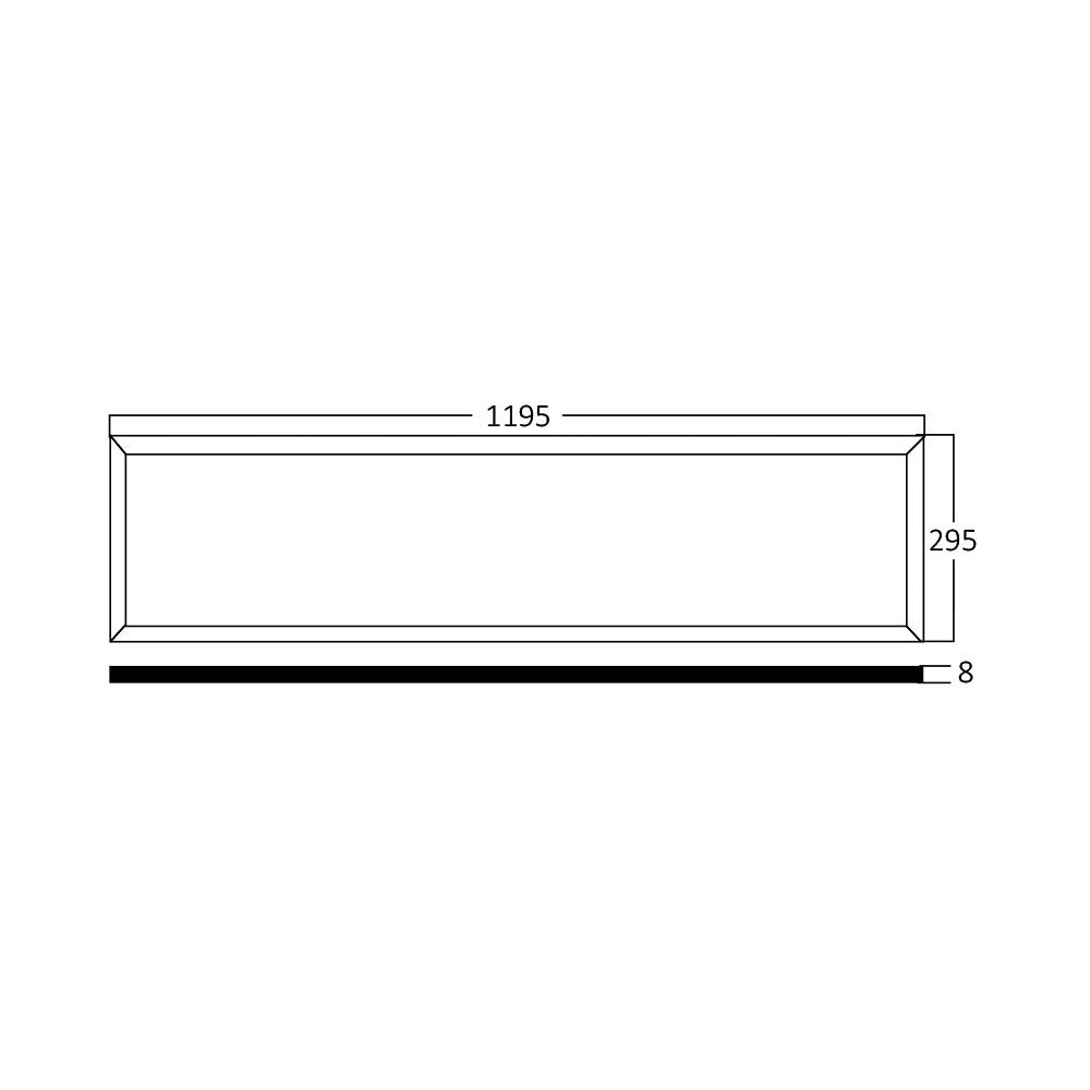 Braytron Led Panel süllyesztett 295x1195 40W 4400Lm 4000K IP20 BP16-33110
