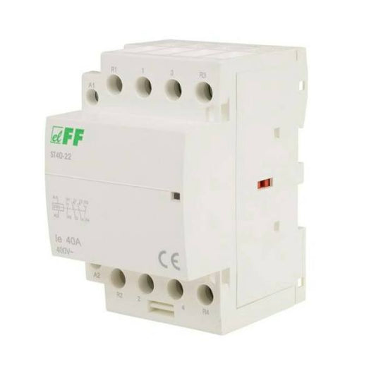 F&F Moduláris kontaktor,mágneskapcsoló  40A, 2NC+2NO, 3 modul