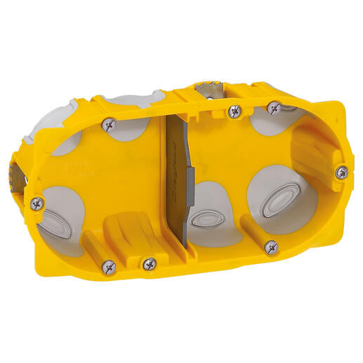 Legrand batibox süllyesztődoboz kettes doboz, gumis, 40 mm 080022