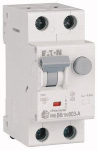 Eaton Home kombinált fi-relé 6kA, 1P+N, 6A, B,30mA,'A' 195130