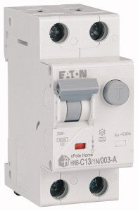 Eaton Home kombinált fi-relé 6kA, 1P+N, 13A,C,30mA,'A' 195138