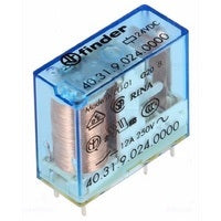 Finder Miniatűr relé NYÁK/dugasz 8A 2-v 12VDC monostabil IP20 405290120000