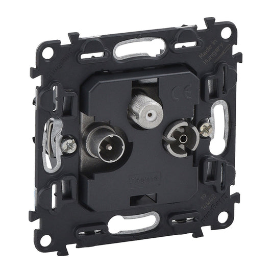Valena InMatic TV-Rádió-SAT csatlakozóaljzat mechanizmus, 1,5 dB 753052