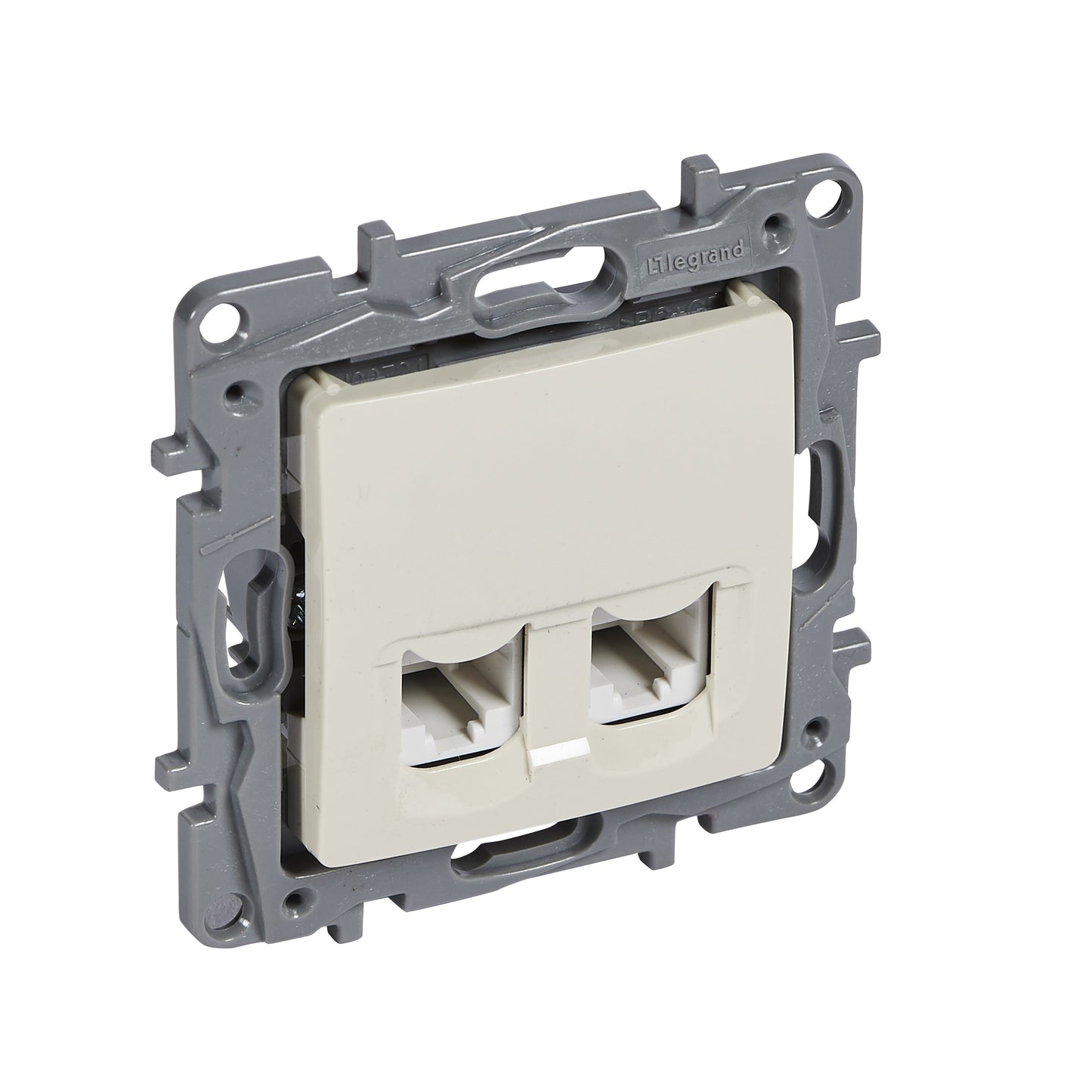 Legrand Niloé 2xRJ45 Cat.5 UTP csatlakozóaljzat, bézs