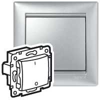 Legrand Valena hárompólusú kapcsoló alumínium 770103