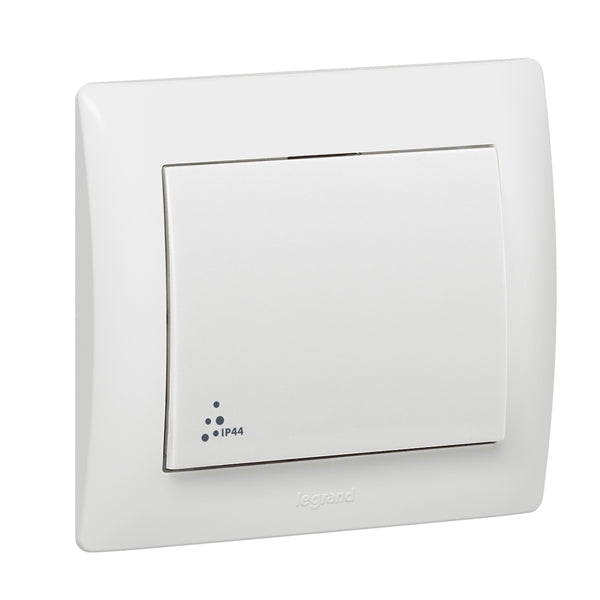 Legrand Galea Life váltókapcsoló IP44, fehér