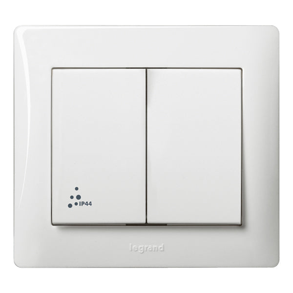 Legrand Galea Life csillárkapcsoló IP44, fehér