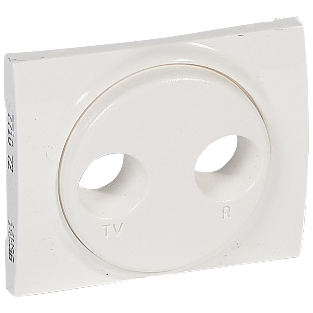 Legrand Galea Life TV-RD antenna-csatlakozóaljzat burkolat, fehér