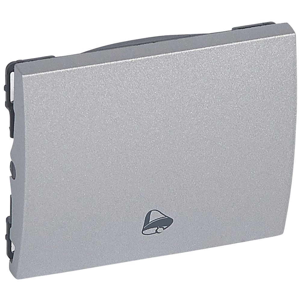 Legrand Galea Life billentyű csengőjellel, alumínium