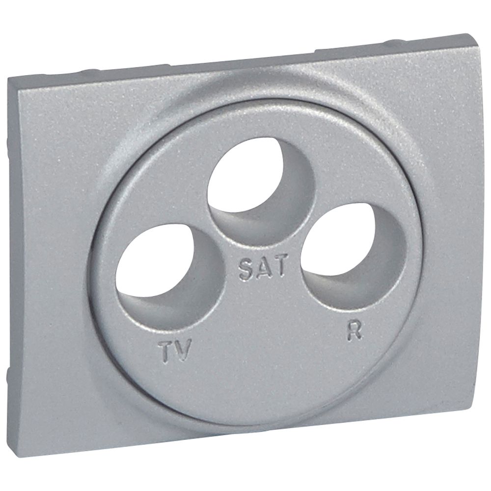 Legrand Galea Life TV-RD-SAT burkolat 2 km alumínium