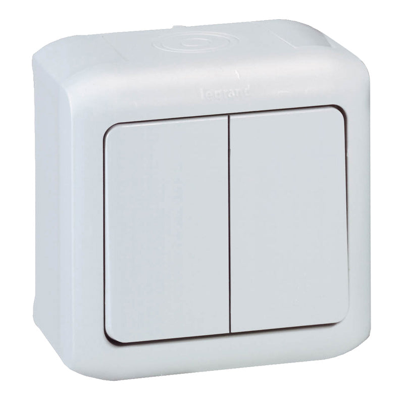 Legrand Forix IP44 falon kívüli csillárkapcsoló 10 AX - 250 V~ szürke