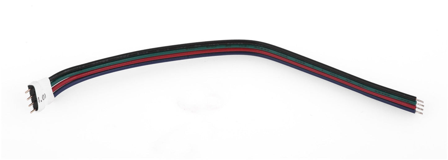 LED Szalag 12V RGB 4PIN Csatlakozó Kábel Anya